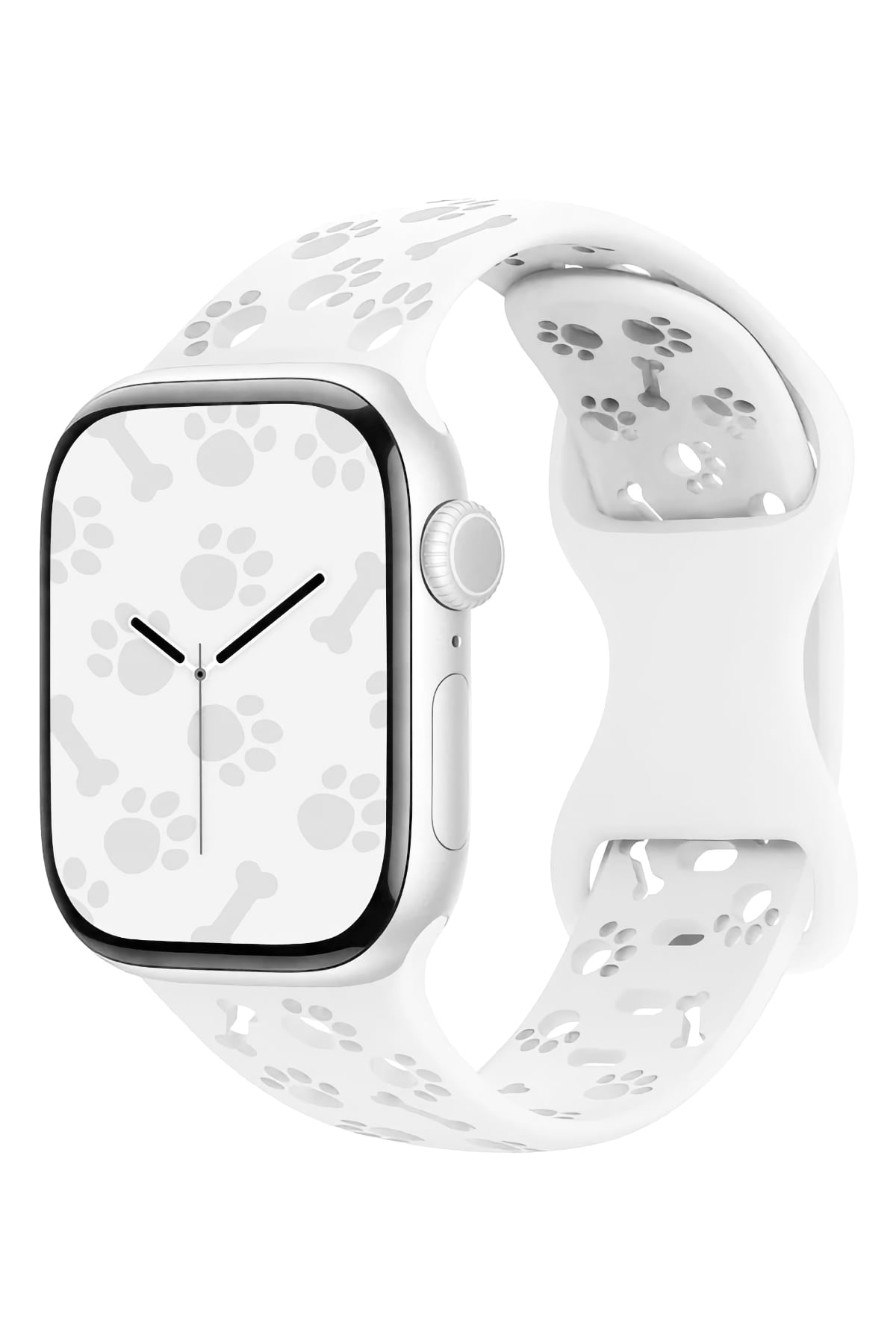 Apple Watch Uyumlu PatiMood Silikon Kordon Snowloop