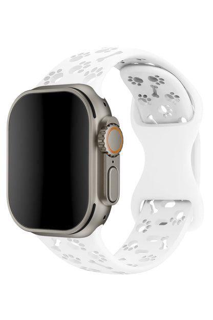 Apple Watch Uyumlu PatiMood Silikon Kordon Snowloop