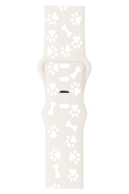 Apple Watch Uyumlu PatiMood Silikon Kordon VanillaPaw