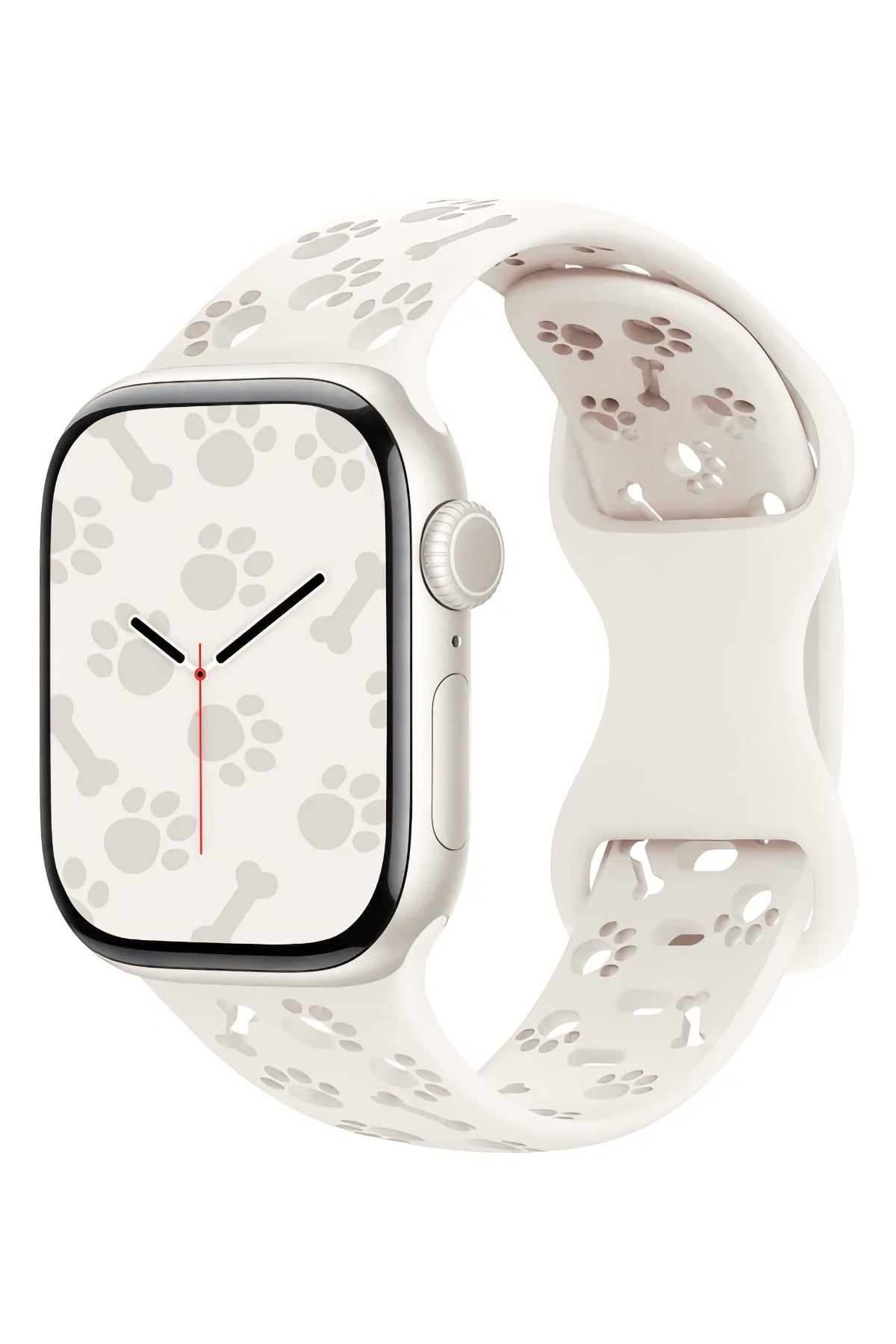 Apple Watch Uyumlu PatiMood Silikon Kordon VanillaPaw