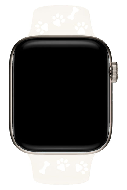 Apple Watch Uyumlu PatiMood Silikon Kordon VanillaPaw