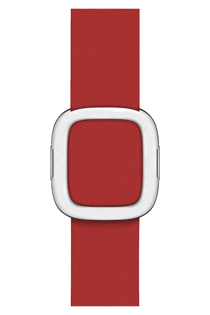 Apple Watch Uyumlu Radius Deri Loop Kordon Alizarin