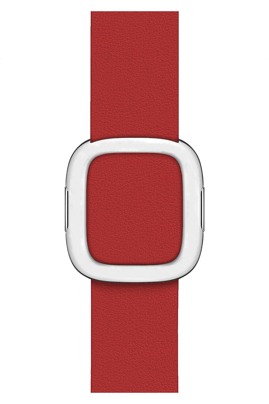 Apple Watch Uyumlu Radius Deri Loop Kordon Alizarin