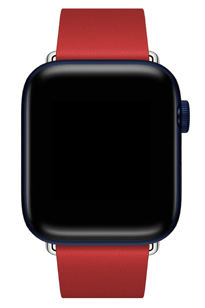 Apple Watch Uyumlu Radius Deri Loop Kordon Alizarin