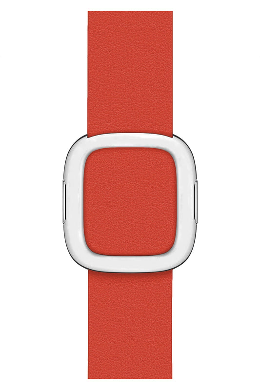 Apple Watch Uyumlu Radius Deri Loop Kordon Coral