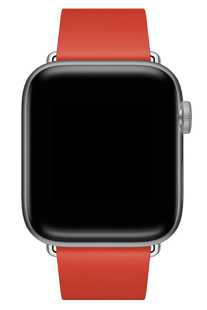 Apple Watch Uyumlu Radius Deri Loop Kordon Coral