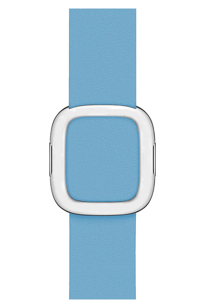 Apple Watch Uyumlu Radius Deri Loop Kordon Cyan