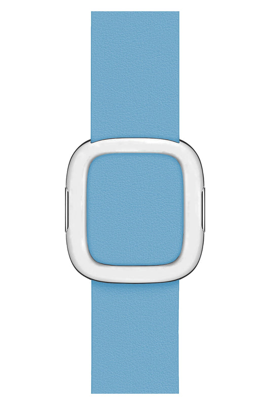 Apple Watch Uyumlu Radius Deri Loop Kordon Cyan