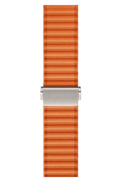 Apple Watch Uyumlu Round Pipe Kordon Amber Glow