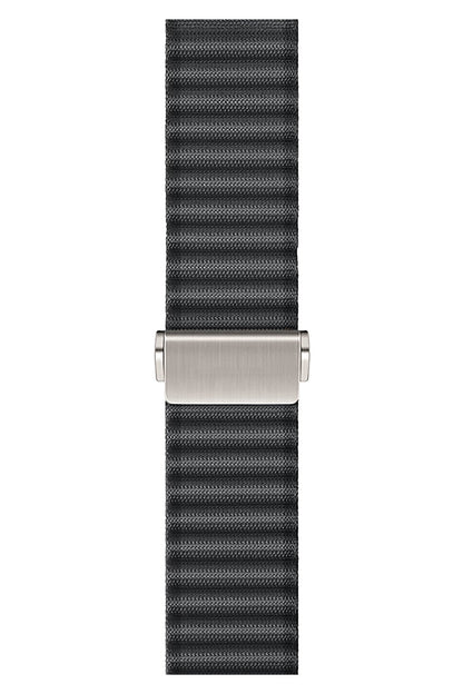Apple Watch Uyumlu Round Pipe Kordon Obsidian Frost