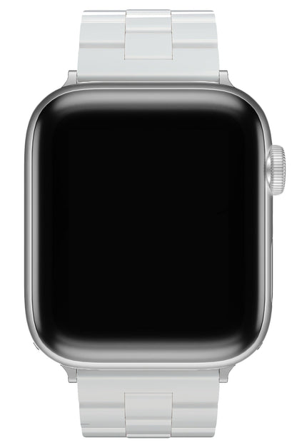 Apple Watch Uyumlu Üç Bakla Seramik Loop Kordon Beyaz