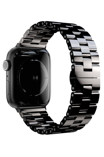 Apple Watch Uyumlu Üç Bakla Seramik Loop Kordon Siyah
