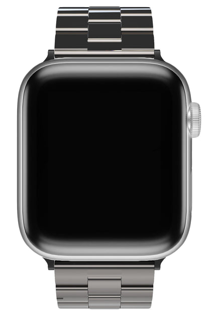 Apple Watch Uyumlu Üç Bakla Seramik Loop Kordon Siyah