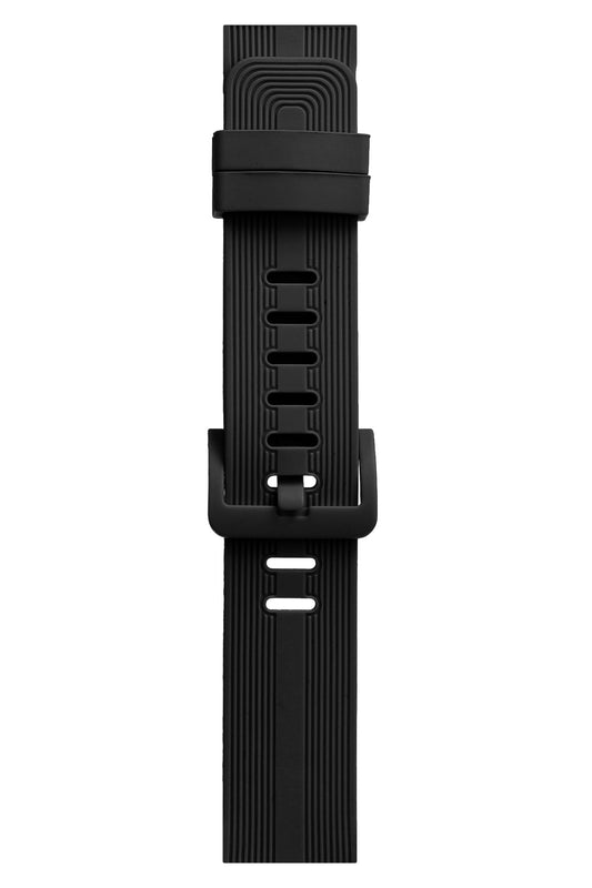 Apple Watch Uyumlu Silikon Line Loop Kordon Raven