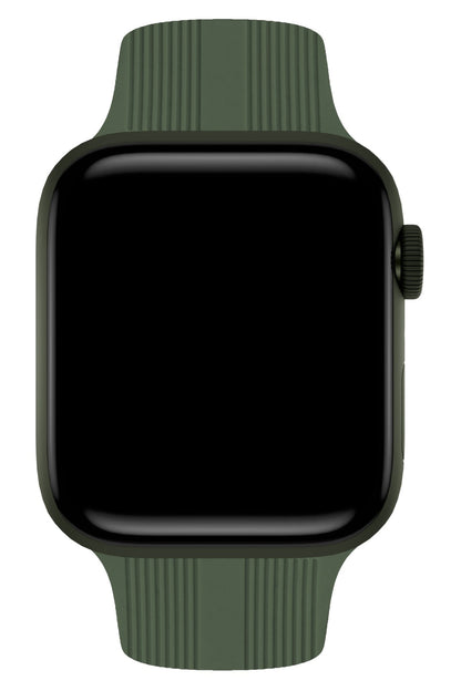 Apple Watch Uyumlu Silikon Line Loop Kordon Reseda