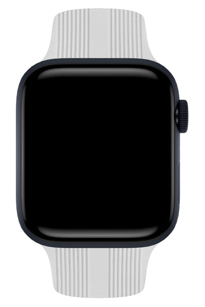 Apple Watch Uyumlu Silikon Line Loop Kordon Snow