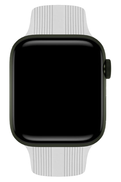 Apple Watch Uyumlu Silikon Line Loop Kordon Snow