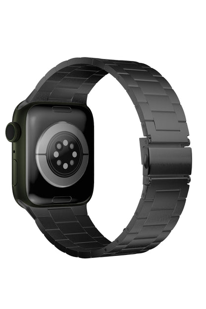 Apple Watch Uyumlu Çelik Slim Line Kordon Dim Gray