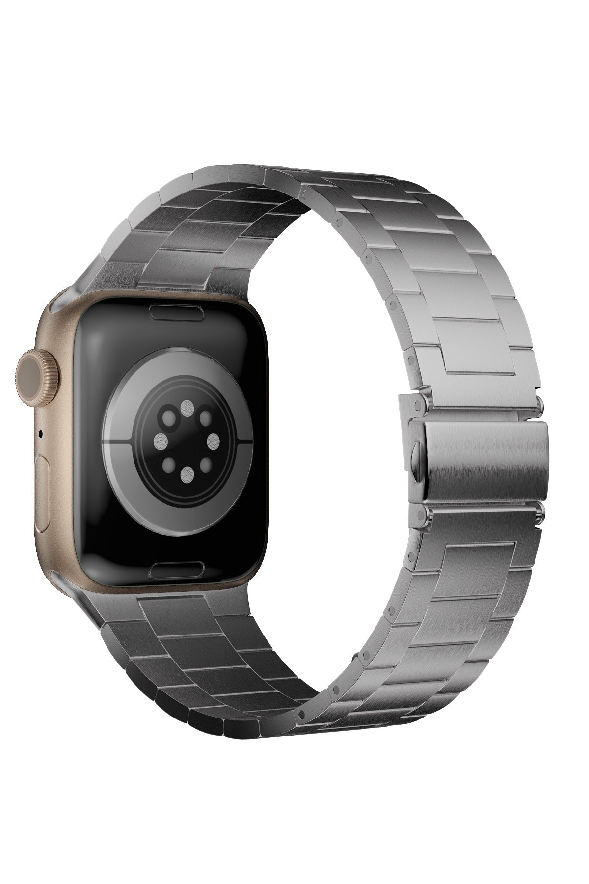 Apple Watch Uyumlu Çelik Slim Line Kordon Metallic