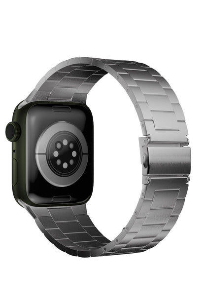 Apple Watch Uyumlu Çelik Slim Line Kordon Metallic