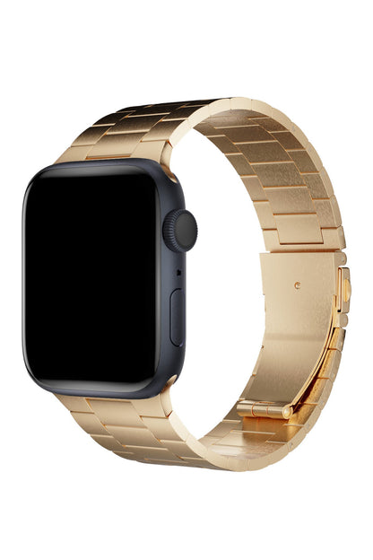 Apple Watch Uyumlu Çelik Slim Line Kordon Moccasin