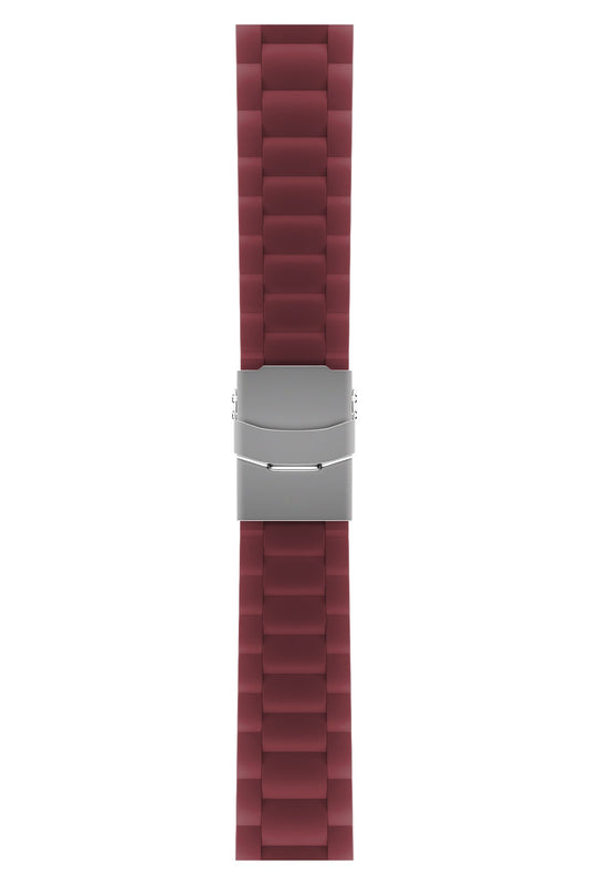 Apple Watch Uyumlu Soft Buckle Silikon Kordon Cordovan