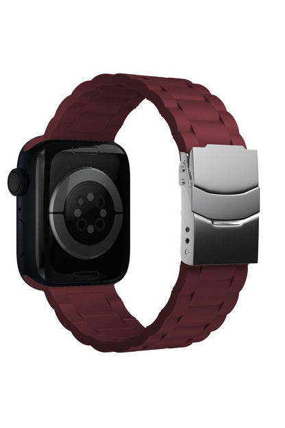 Apple Watch Uyumlu Soft Buckle Silikon Kordon Cordovan