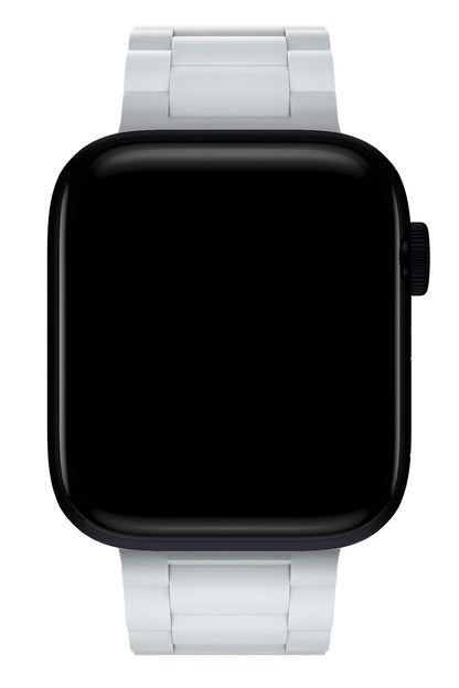 Apple Watch Uyumlu Soft Buckle Silikon Kordon Pearl