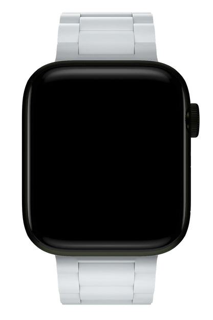Apple Watch Uyumlu Soft Buckle Silikon Kordon Pearl
