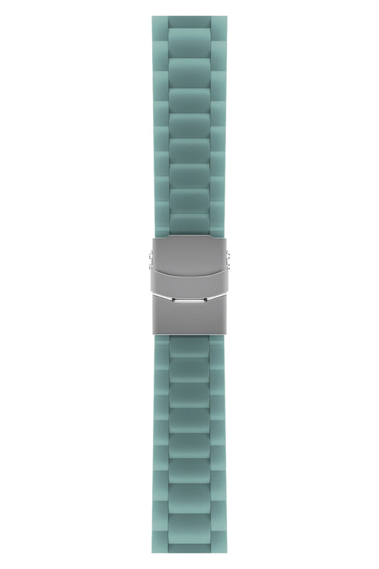 Apple Watch Uyumlu Soft Buckle Silikon Kordon Viridian