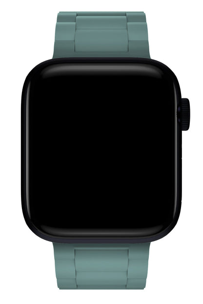 Apple Watch Uyumlu Soft Buckle Silikon Kordon Viridian