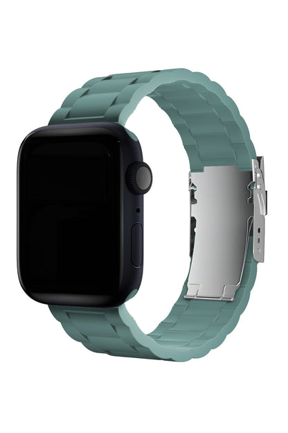 Apple Watch Uyumlu Soft Buckle Silikon Kordon Viridian