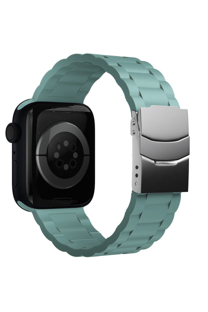 Apple Watch Uyumlu Soft Buckle Silikon Kordon Viridian