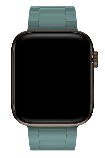 Apple Watch Uyumlu Soft Buckle Silikon Kordon Viridian