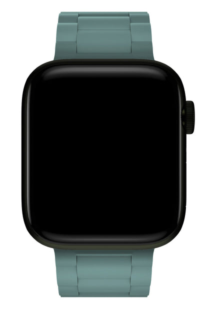 Apple Watch Uyumlu Soft Buckle Silikon Kordon Viridian