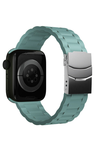 Apple Watch Uyumlu Soft Buckle Silikon Kordon Viridian