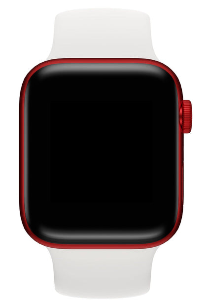 Apple Watch Uyumlu Solo Loop Silikon Kordon Beyaz