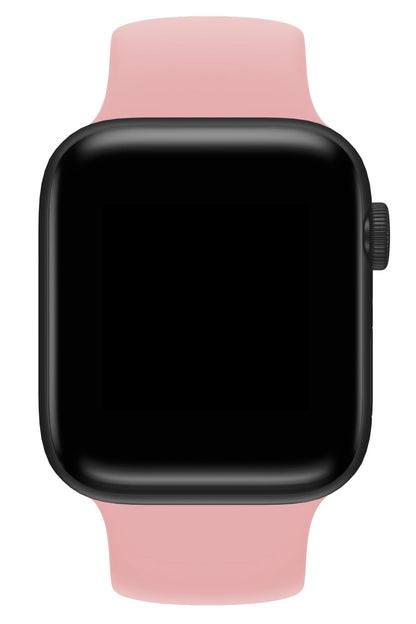 Apple Watch Uyumlu Solo Loop Silikon Kordon Lavanta Pembe