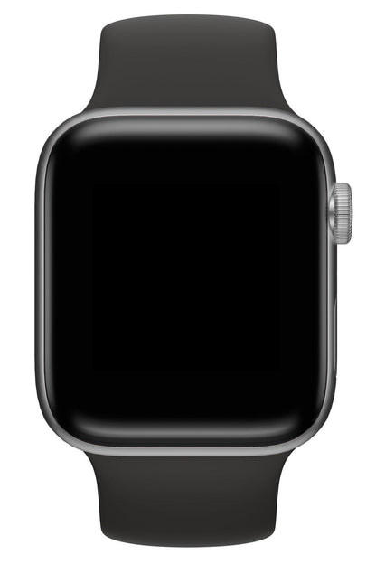 Apple Watch Uyumlu Solo Loop Silikon Kordon Siyah