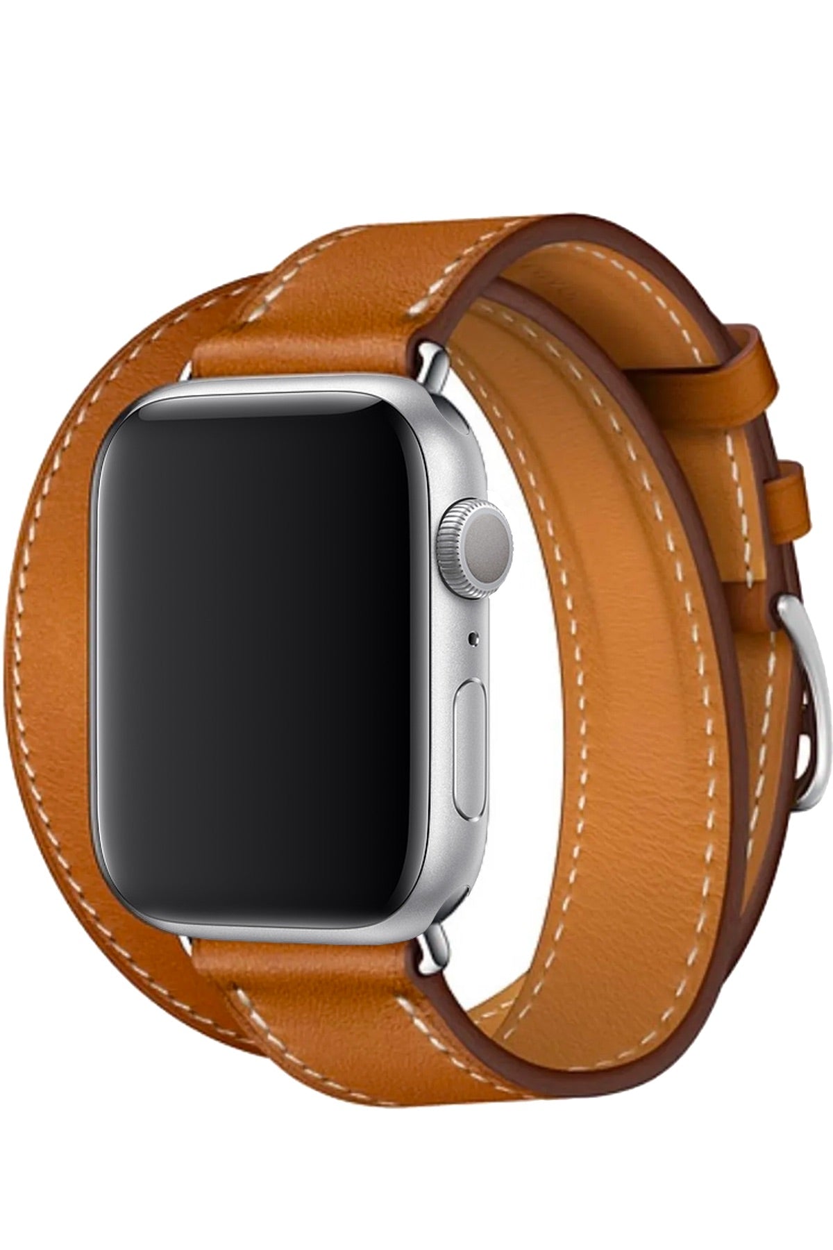 Apple Watch Uyumlu Spiralis Deri Kordon Taba