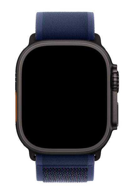 Apple Watch Uyumlu Trail Loop Kordon Siyah Tokalı Blueo