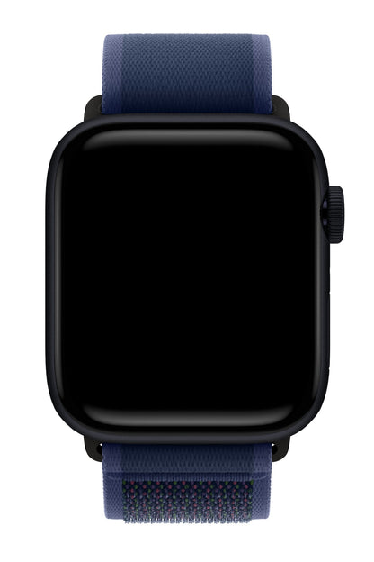 Apple Watch Uyumlu Trail Loop Kordon Siyah Tokalı Blueo