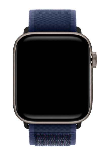 Apple Watch Uyumlu Trail Loop Kordon Siyah Tokalı Blueo