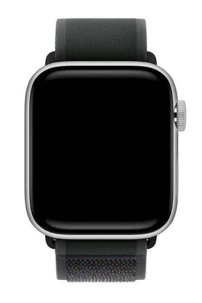 Apple Watch Uyumlu Trail Loop Kordon Siyah Tokalı Smoky