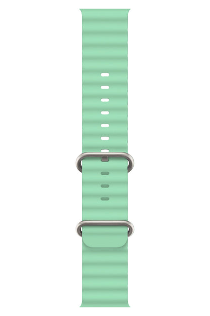 Apple Watch Uyumlu Ocean Silikon Kordon Aqua