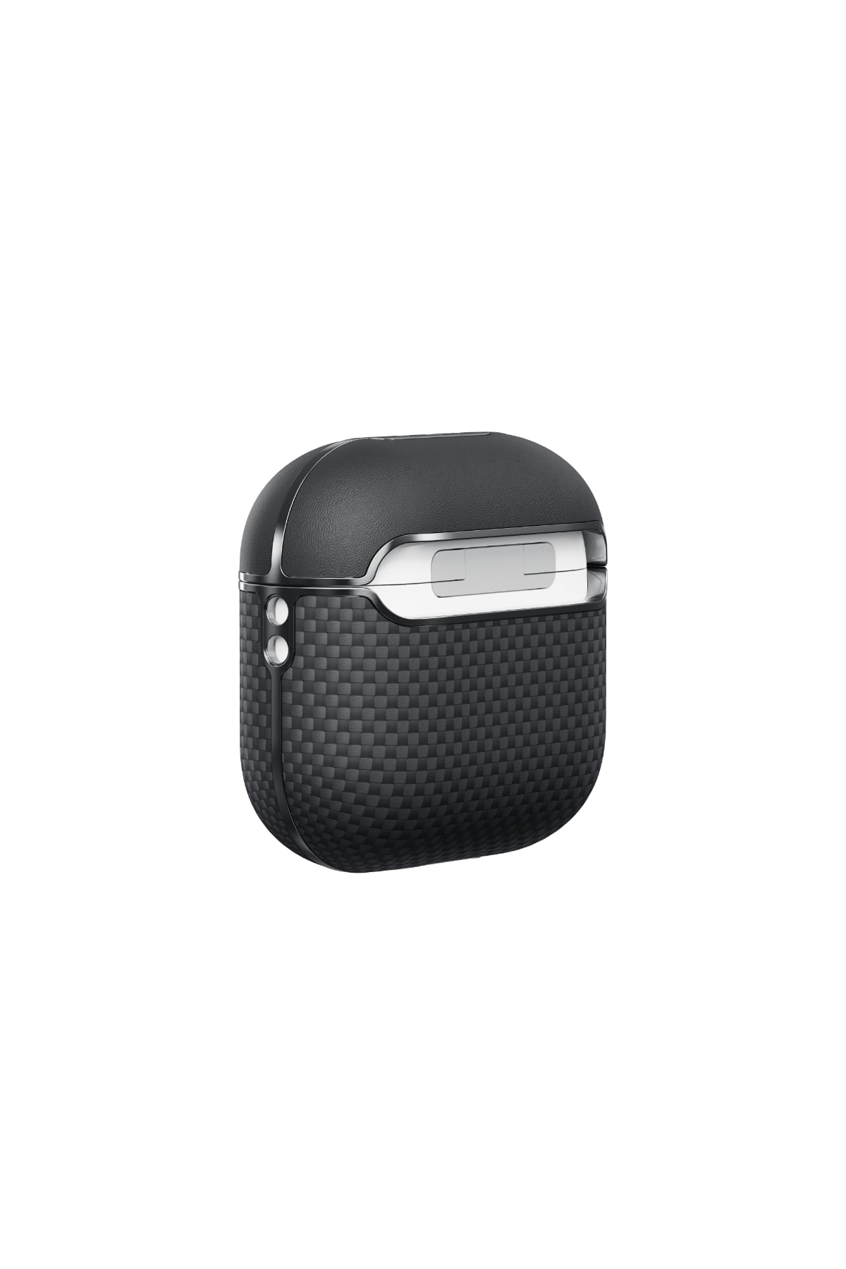 Aramid Fiber AirPods Pro 4 Kılıf Black-Gray Twill