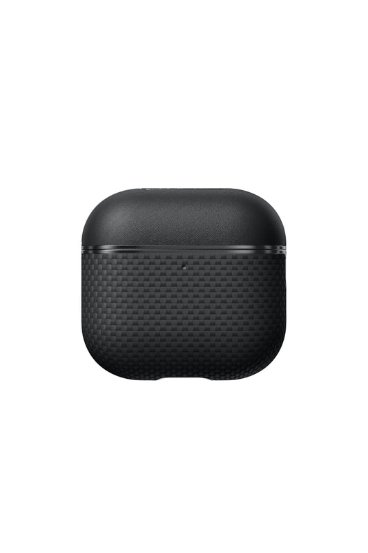 Aramid Fiber AirPods Pro 4 Kılıf Black-Gray Twill