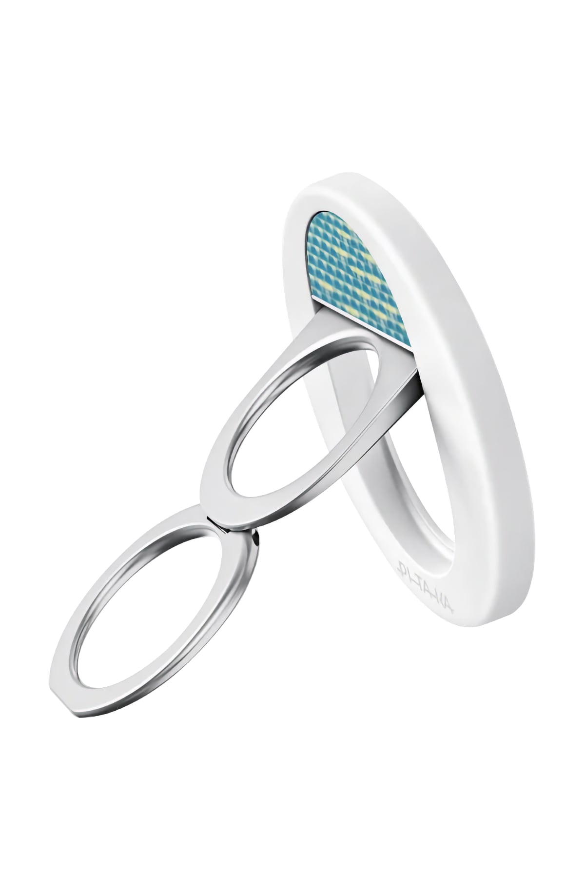 Aramid Fiber MagEZ Grip 3 Magsafe Magnetik Ring Stand Telefon Tutucu Lucid Blue