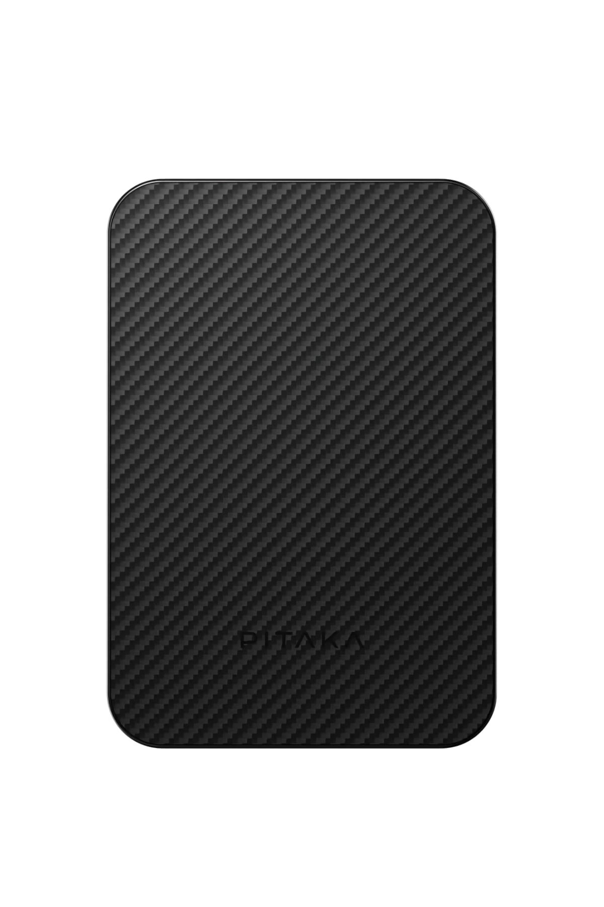 Pitaka Aramid Fiber Qi2 Magsafe uyumlu Manyetik Powerbank Siyah-Gri