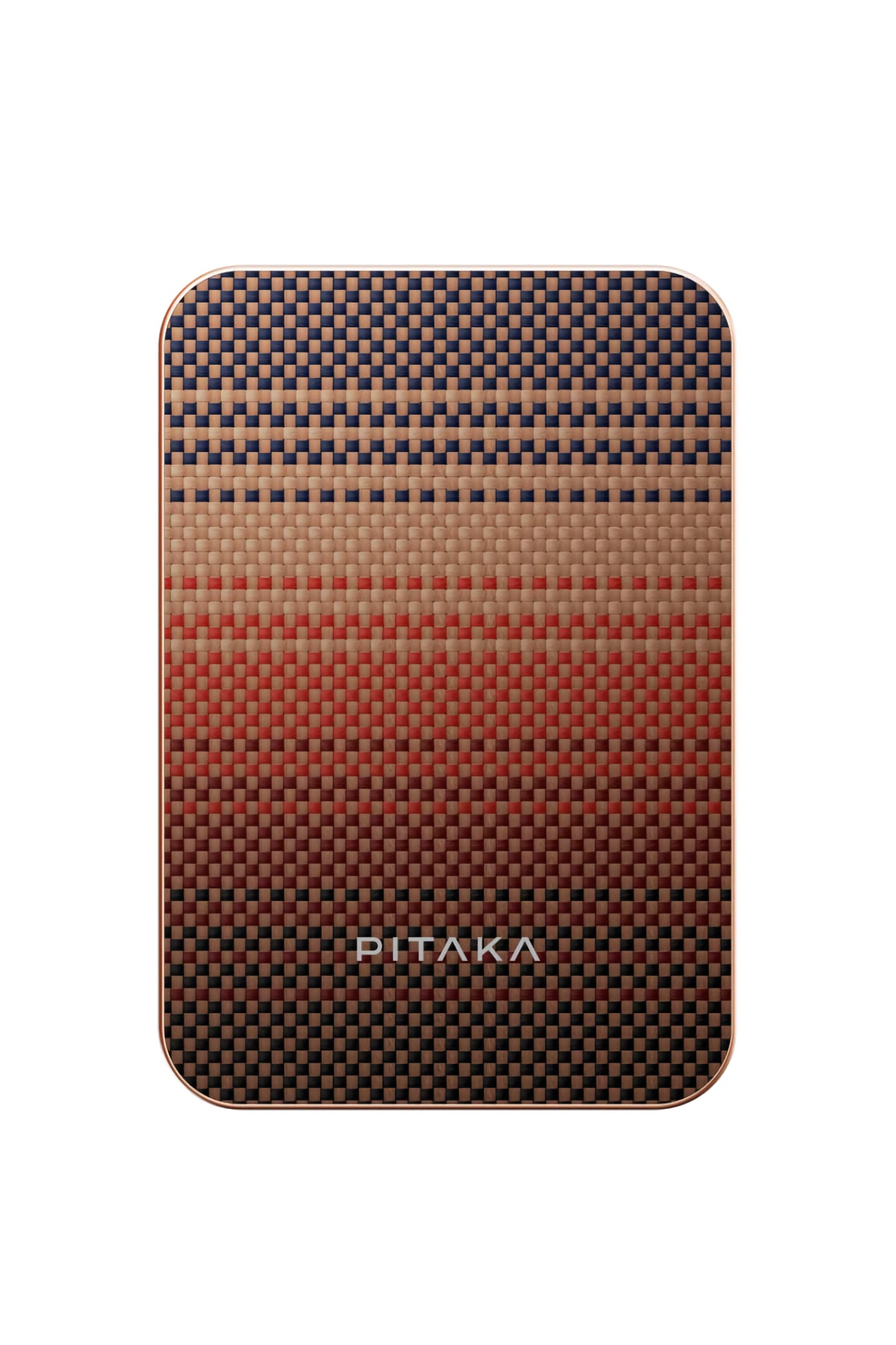 Pitaka Aramid Fiber Qi2 Magsafe uyumlu Manyetik Powerbank Sunset